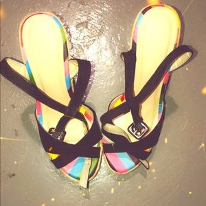 Sandals/glasses with purchase ONLY WORE ONCE